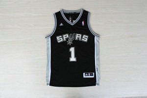 Maillot De Basket San Antonio Spurs Tracy McGrady 1 Tissus Sportif Fans Edition Noir